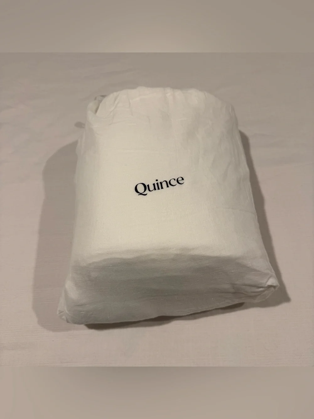 New Quince European Linen Sheet Set for King - White MSRP $214